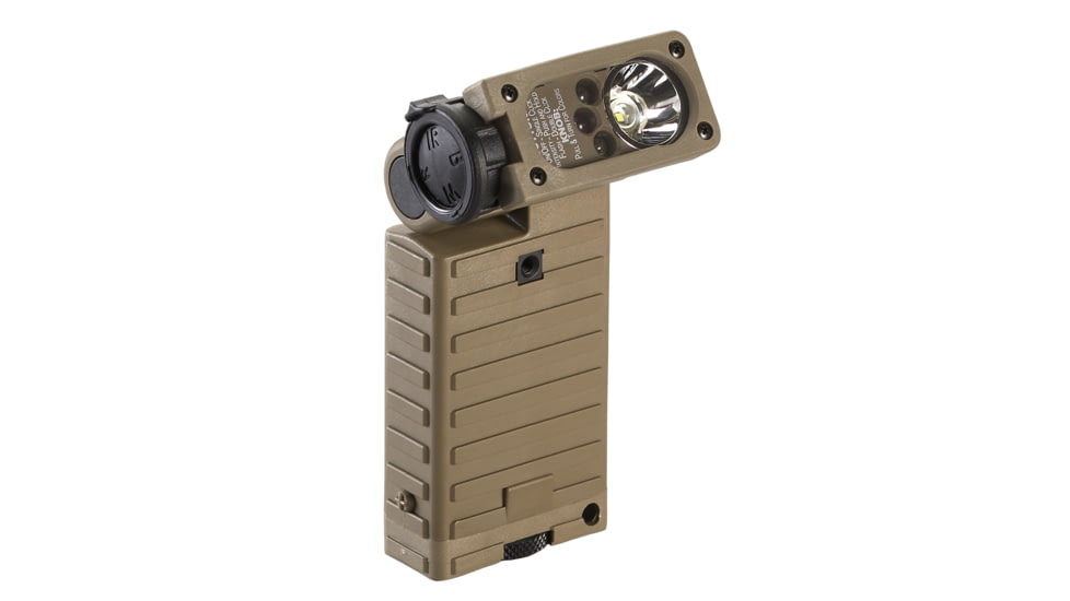 Streamlight Sidewinder Tactical Flashlight, Military Model, Coyote Tan - C4 White, Red, Blue, IR LEDs