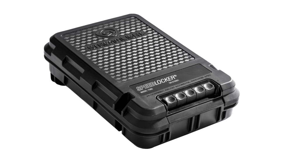 Streamlight SpeedLocker Portable, Lockable Storage Container, Black, 59000