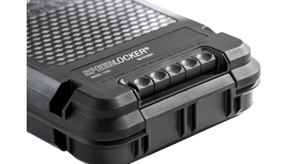 Streamlight SpeedLocker Portable, Lockable Storage Container, Black, 59000