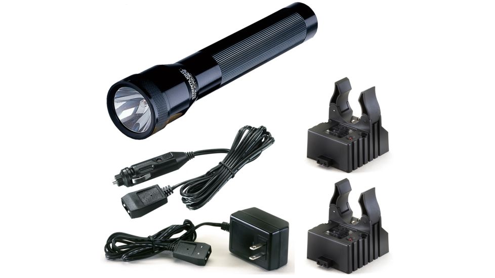 Streamlight Stinger XT Rechargeable Flashlight with AC-DC Steady Charger - 2 Holders