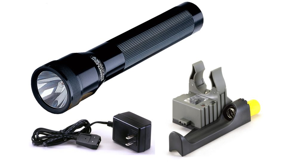 Streamlight Stinger XT Rechargeable Flashlight with AC Fast Charger PiggyBack Holder