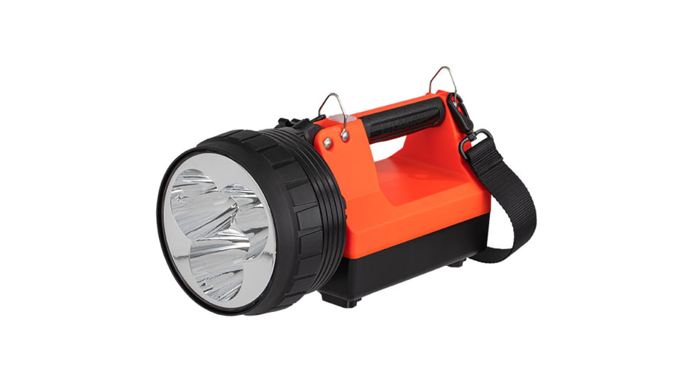 Streamlight Litebox 1Million Rechargeable Li-Ion Battery Pack 3300 Lumens Long-Range Search and Scene Flashlight, Flashlight Only, Orange, 46200