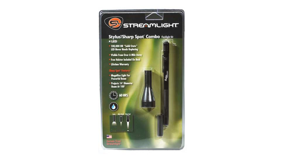 Streamlight Stylus / ''Sharp Spot'' Combo Accessory Pack / LED flashlight gift set