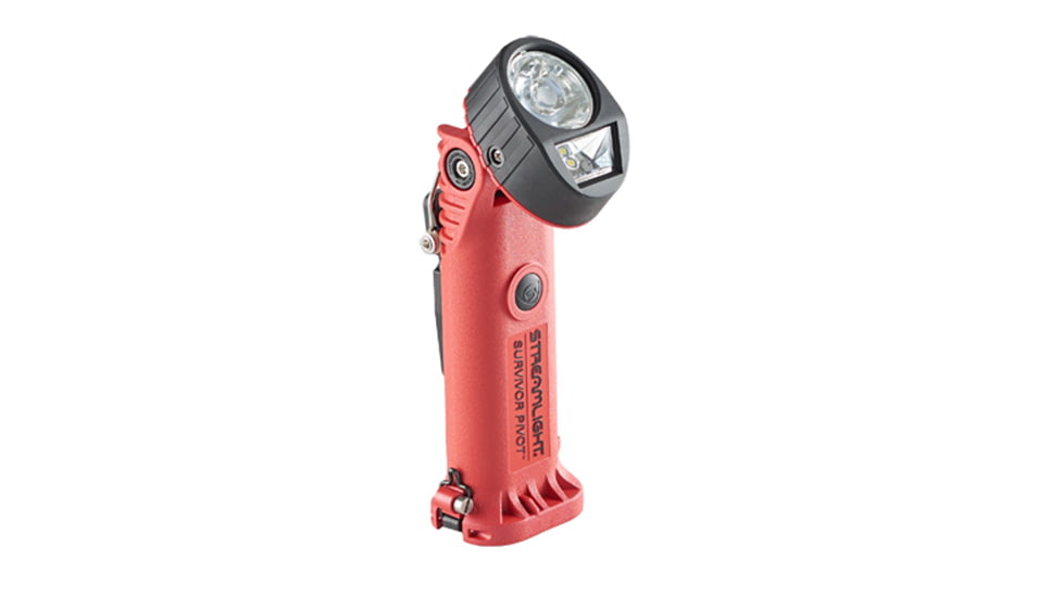 Streamlight Survivor Pivot ATEX Lithium-ion Rechargeable 325 Lumens LED Flashlight, Orange, 91822