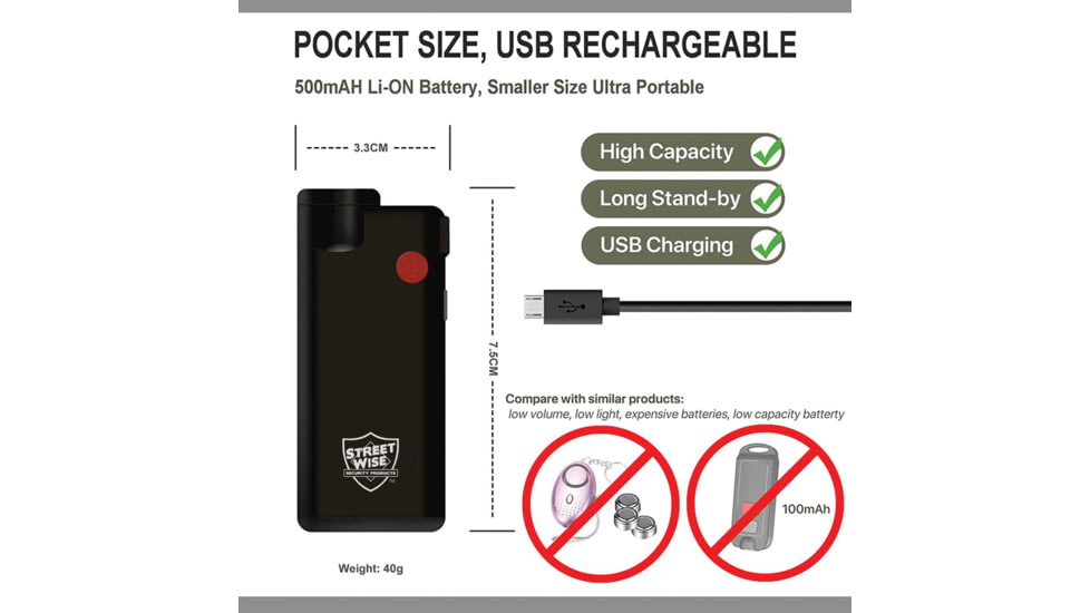 StreetWise Security Products Knight Light Alarm/Flashlight