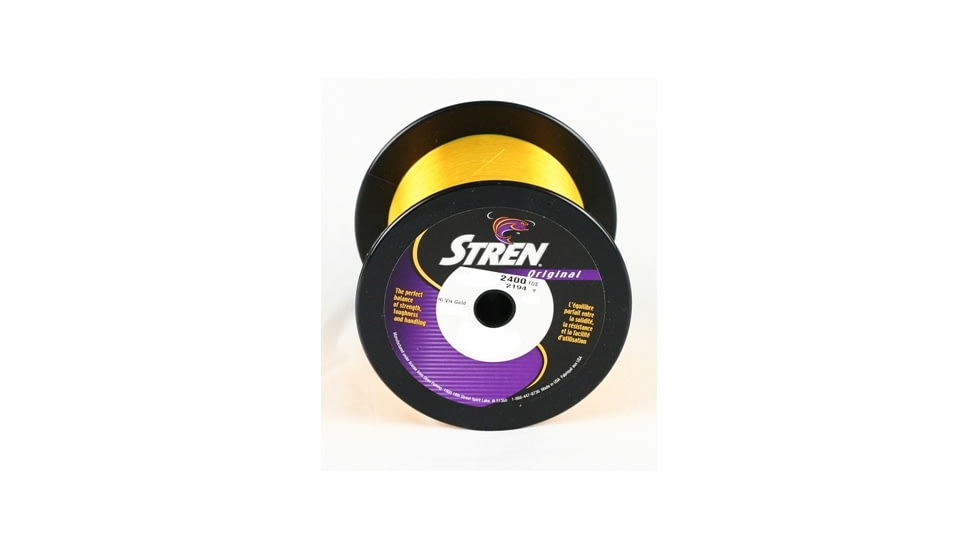 Stren Original Mono Bulk Spool 12lb 2400yd Hi-Vis Gold, SGSS-00120