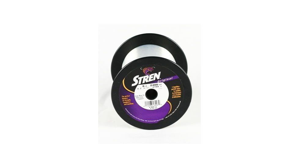 Stren Original Mono Bulk Spool 6lb 2400yd Clear/Blue, SBSS-00060