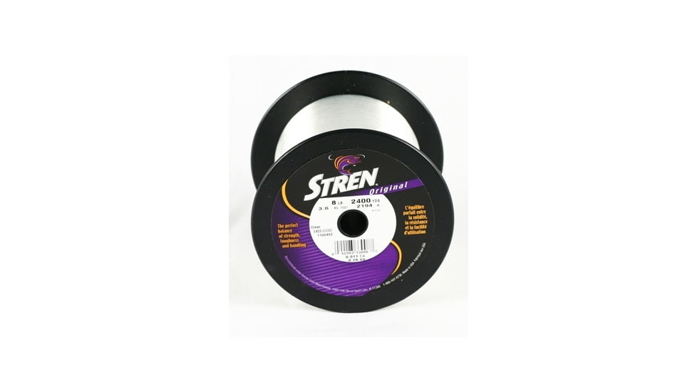 Stren Original Mono Bulk Spool 8lb 2400yd Clear, SKSS-00080