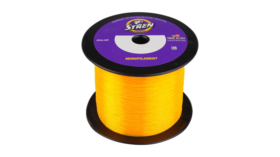 Stren Original Monofilament Line, 0.008in/0.20mm, 4lb/1.8kg, 2400yd/2194m, Hi-Vis Gold, SGSS-00040