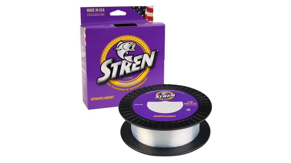 Stren Original Monofilament Line, 0.013in/0.33mm, 12lb/5.4kg, 1000yd/914m, Clear/Blue Fluorescent, SOES12-26