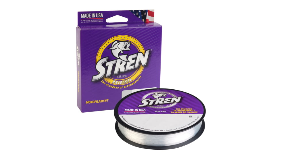 Stren Original Monofilament Line, 0.009in/0.22mm, 6lb/2.7kg, 330yd/301m, Clear, STFS6-15