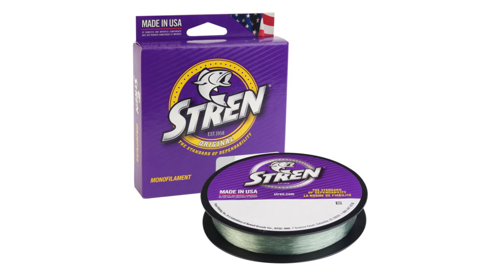 Stren Original Monofilament Line, 0.009in/0.22mm, 6lb/2.7kg, 330yd/301m, Lo-Vis Green, STFS6-22
