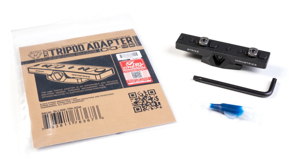 Strike Industries LINK Tripod Adapter, Black, One Size, SI-LINK-TRI-ADA