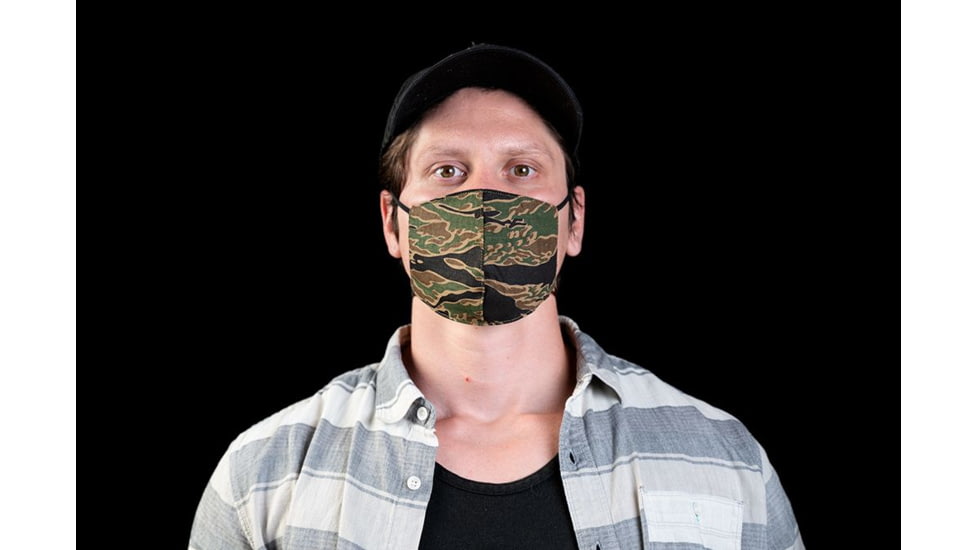 Strike Industries Mask Sleeve With Head Loop, Tigerstripe Camo, One Size, SI-TIGERMASKSLEEVE