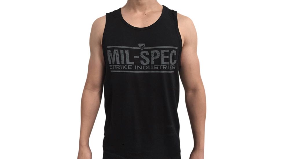 Strike Industries Mens SI Mil-Spec Shirt, Black, Large SI-Mil-Spec-SHIRT-L-BK