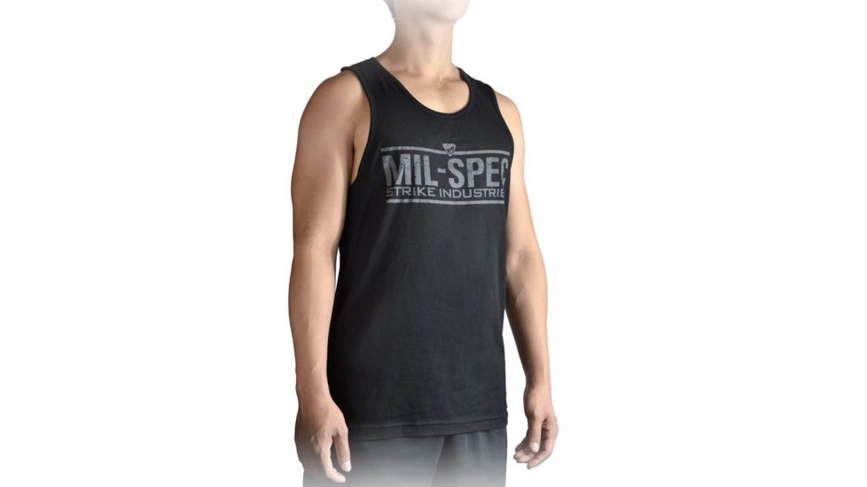 Strike Industries Mens SI Mil-Spec Shirt, Black, Large SI-Mil-Spec-SHIRT-L-BK