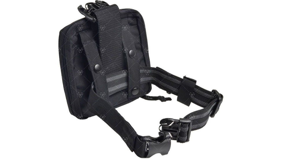 Strike Industries Ricci Compact Leg Medical Pouch, Black, One Size, SI-RICCI-CMP-W-BK