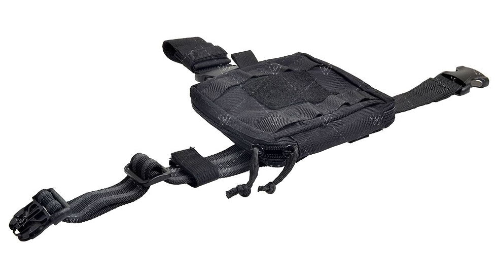 Strike Industries Ricci Compact Leg Medical Pouch, Black, One Size, SI-RICCI-CMP-W-BK