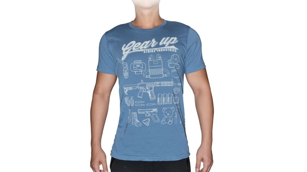 Strike Industries SI-Gear Up Shirt Available Size For M, L, XL and XXL, Black SI-GearUp-SHIRT