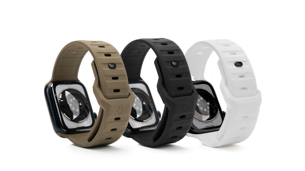 Strike Industries Band for Apple Watch, White, One Size, SI-iBAND-WH, White, One Size, SI-IBAND-WH