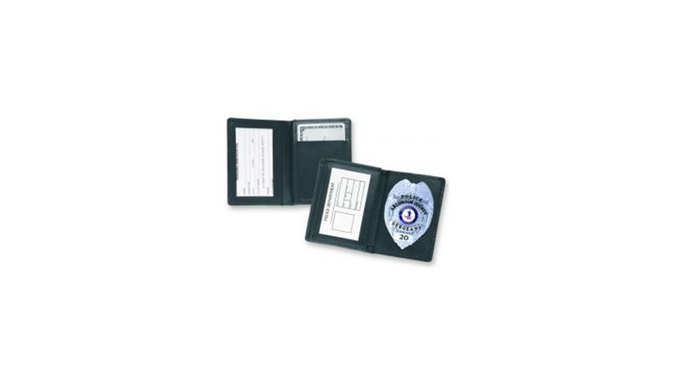 Strong Leather Company - Side Open Badge Case with Credit Card Slots