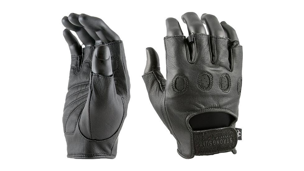 StrongSuit On Tour Moto Glove Double Extra Small, Black 20600-XXS