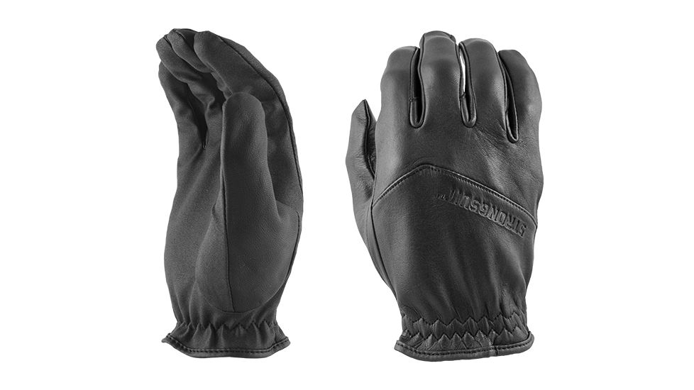 StrongSuit Patrol TAC Glove Double Extra Small (PU Palm), Black 40400-XXS
