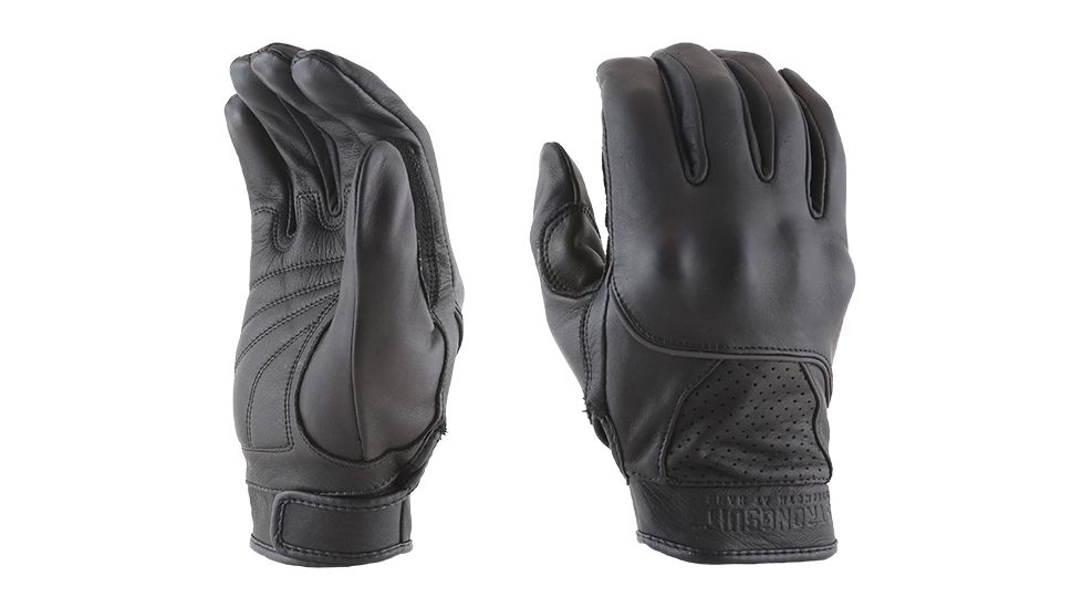 StrongSuit Voyager Moto Glove Double Extra Small, Black 20300-XXS