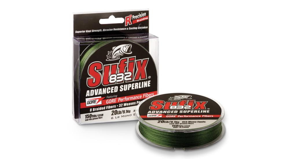 Sufix 832 Advanced Superline Camo 150 yds. - 10 lb. Test 078306
