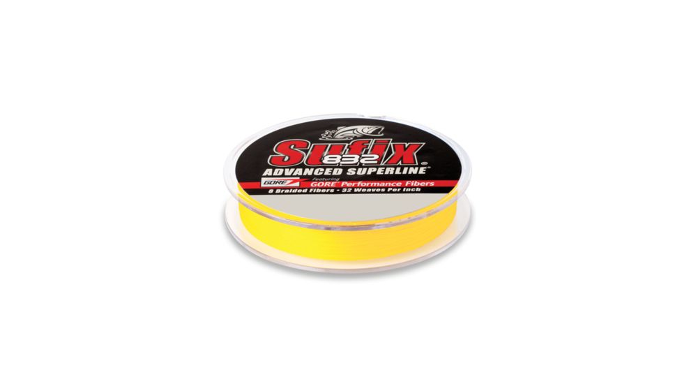 Sufix 832 Advanced Superline Yellow 150 yds. - 80 lb. Test 079203