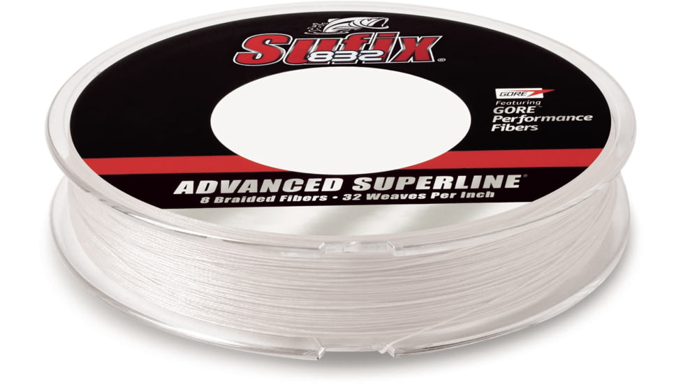Sufix 832 Braid 80lb Line, Ghost, 150 Yds, 660-080GH
