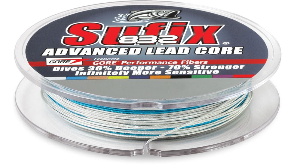 Sufix 832 Lead Core 12lb Line, Metered, 100 Yds, 658-112MC