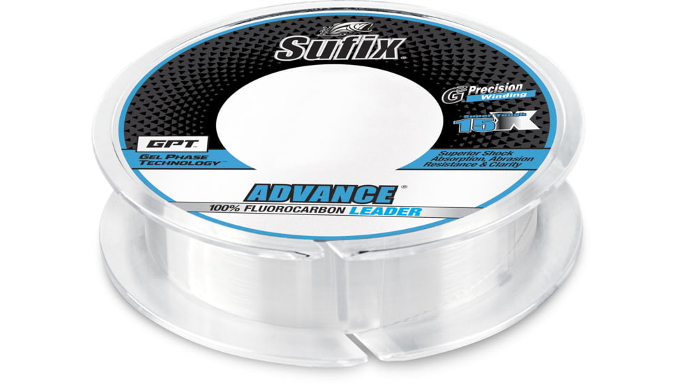 Sufix Advance Fluorocarbon Leader 80lb Line, Clear, 25 Yds, 684-080C