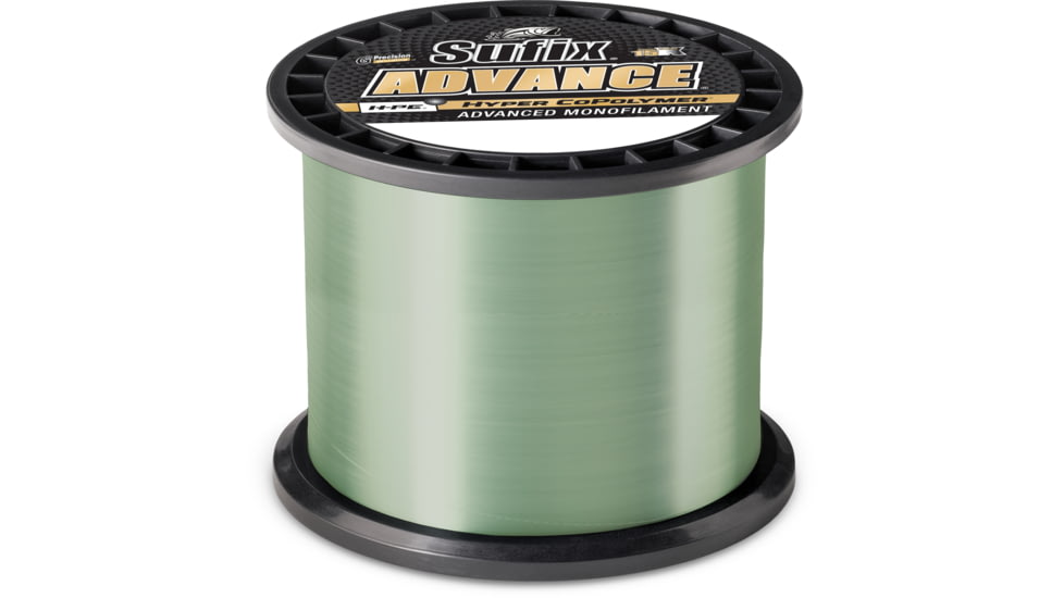 Sufix Advance Mono Line 17lb Test, 1200yd, Low Vis Green Boxed, 604-1017G