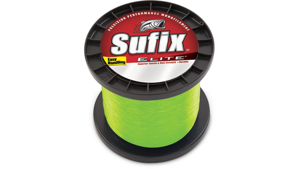 Sufix Elite 12lb Line, Hi-Vis Yellow, 3000 Yds, 661-312Y