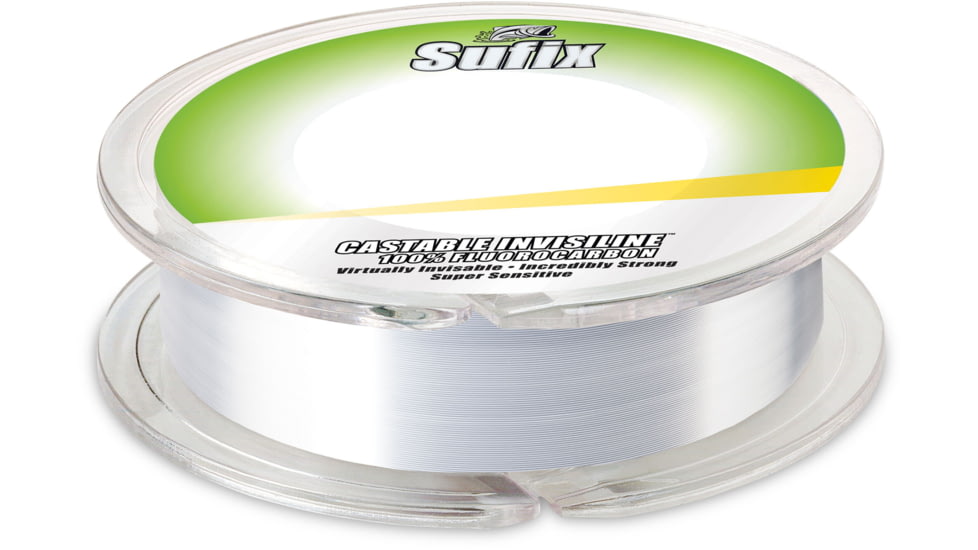 Sufix InvisiLine Casting Fluorocarbon 10lb Line, Clear, 100 Yds, 680-910C