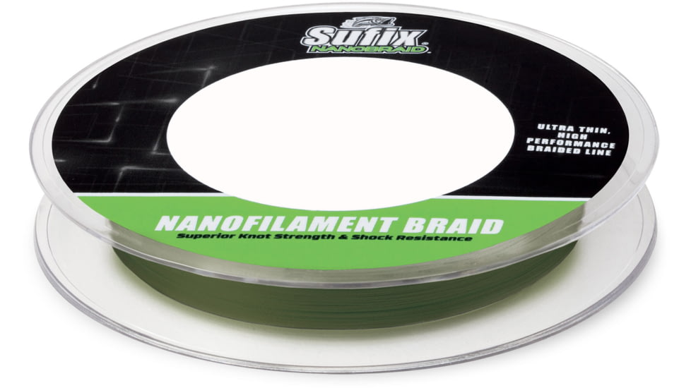 Sufix NanoBraid 3lb Line, Low-Vis Green, 150 Yds, 690-003G