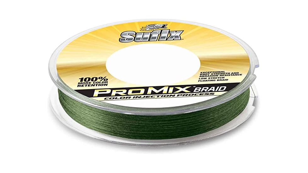 Sufix ProMix Braid 20lb Line, Low-Vis Green, 150 Yds, 630-020G