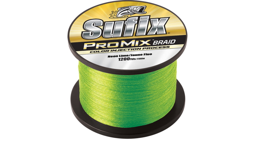 Sufix ProMix Braid - 65lb - Neon Lime - 1200 yds, 630-365L