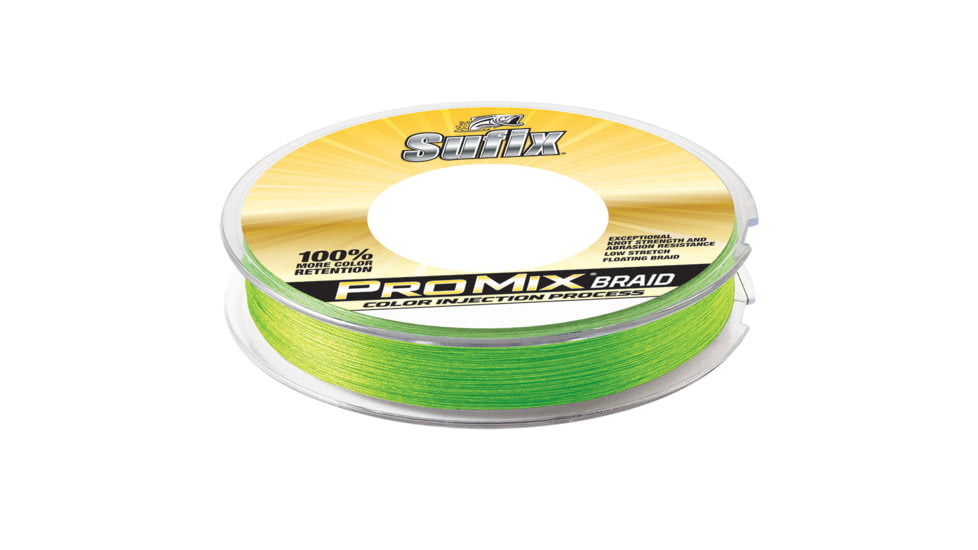 Sufix ProMix Braid - 6lb - Neon Lime - 300 yds, 630-106L