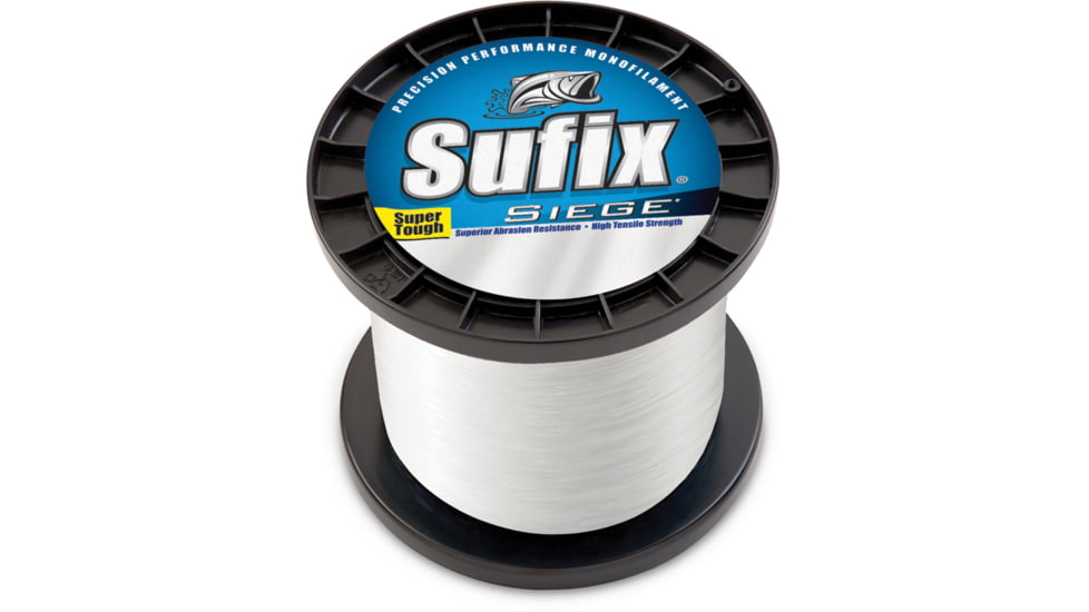 Sufix Siege 14lb Line, Clear, 3000 Yds, 662-314