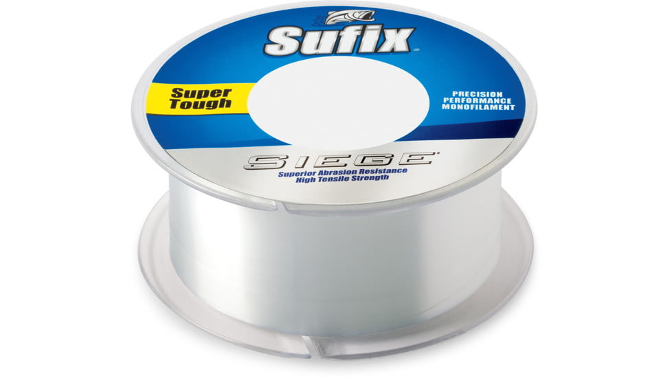 Sufix Siege 14lb Line, Clear, 330 Yds, 662-114