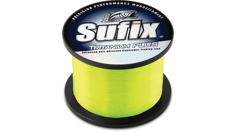 Sufix Tritanium Plus 14lb Line, Chartreuse, 4395 Yds, 696-214CH