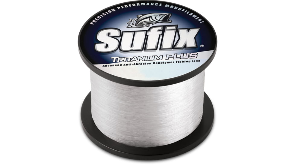 Sufix Tritanium Plus 14lb Line, Clear, 1100 Yds, 696-114