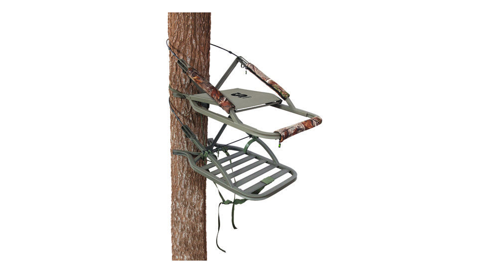 Summit Treestands Sentry SD, Closed Front Climbing Stand, 20x36in Platform 285649