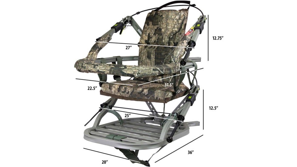 Summit Viper Level Pro SD Treestand, RealTree Timber Camo, SU81141