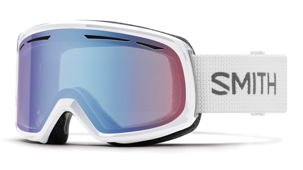 Suncloud Polarized Optics Drift Goggles-White-Blue Sensor Mirror