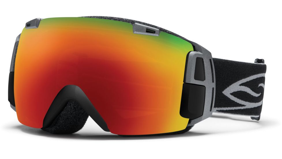 Suncloud Polarized Optics I/O Recon Goggles-Black-Green Sol-X Mirror