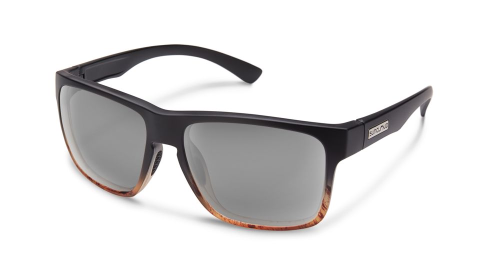 Suncloud Polarized Optics Rambler Sunglasses, Black Tortoise Fade S-RBPPGYBTT