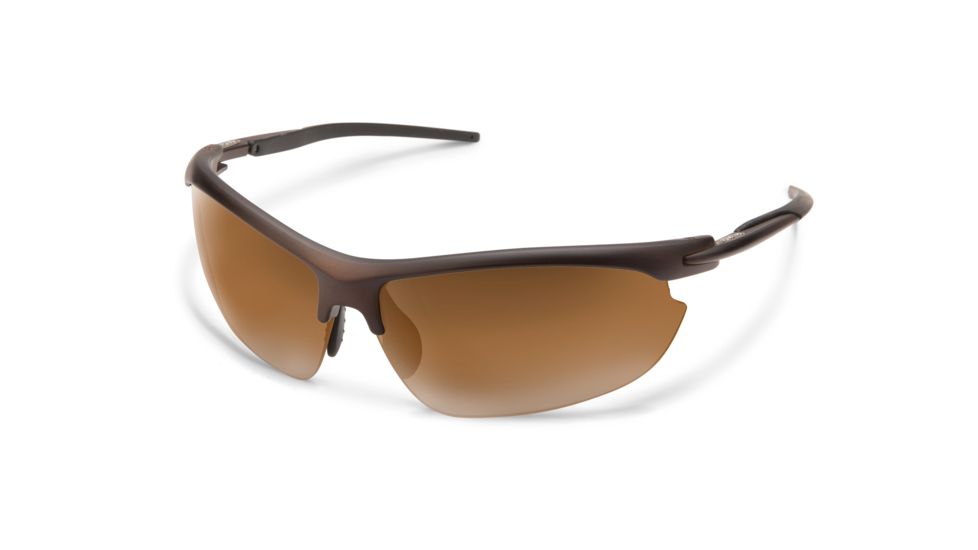 Suncloud Polarized Optics Slant Sunglasses, Matte S-SAPPBRMBR